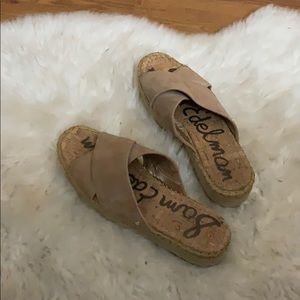 Sam Edelman espadrille slides size 8.5
